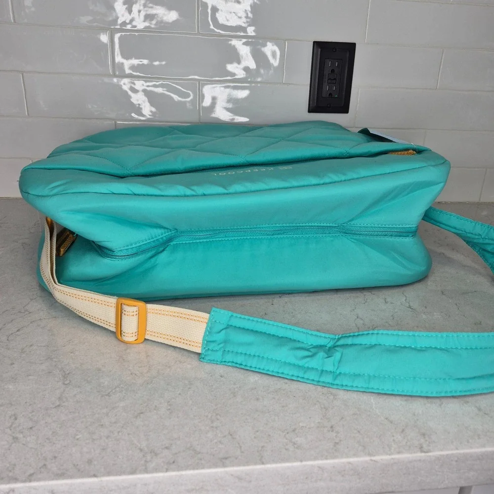 Keepcool Shopping Cooler Bag Quilted Insulated Aqua Blue